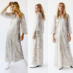 NWOT Anna Sui for Free people sequin kaftan
